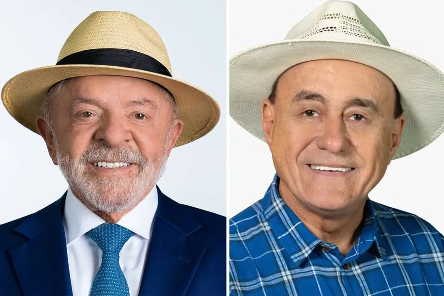 Igual Bocalom, Lula registra foto de campanha de chapéu