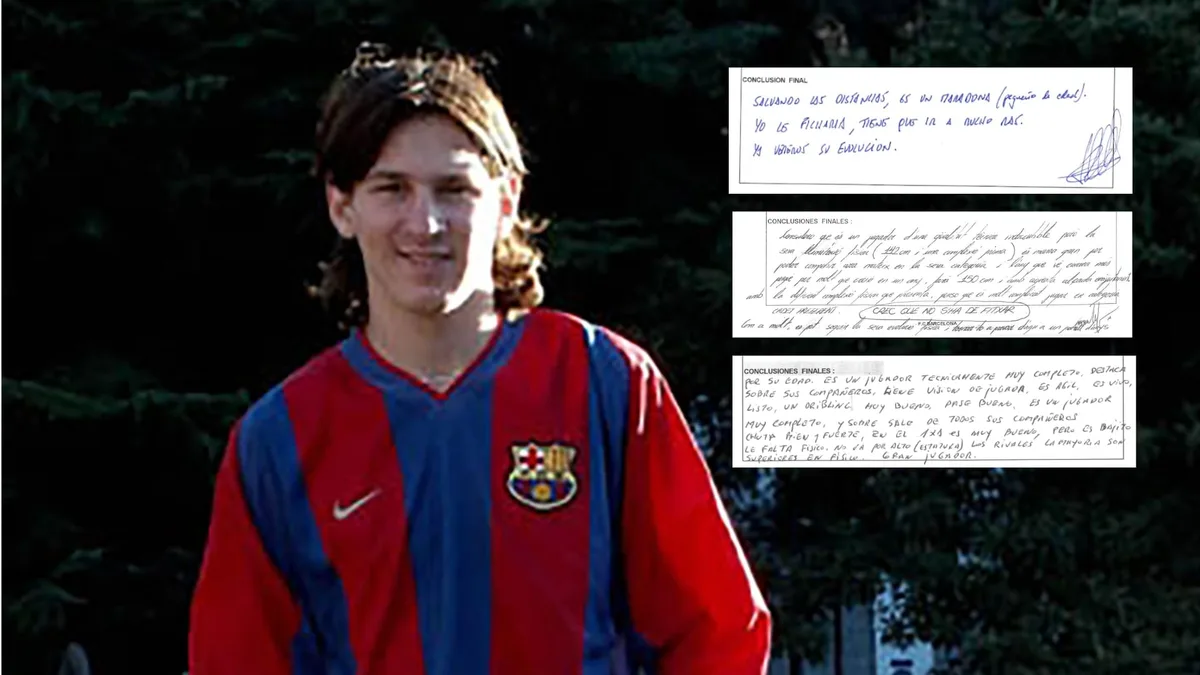 “Es un Maradona”: revelaron los informes inéditos de los formadores del Barcelona sobre Messi