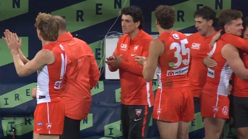 Swans players in tears as wins caps week from hell