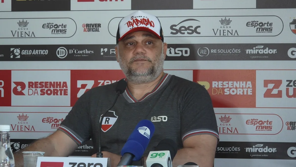 De saída? Gerente de futebol do River-PI posta mensagem de agradecimento após nova derrota