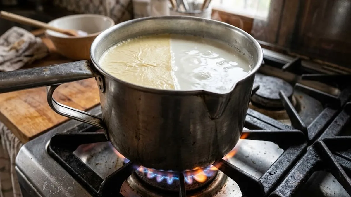 Pocos lo saben: por qué se forma nata cuando se calienta la leche