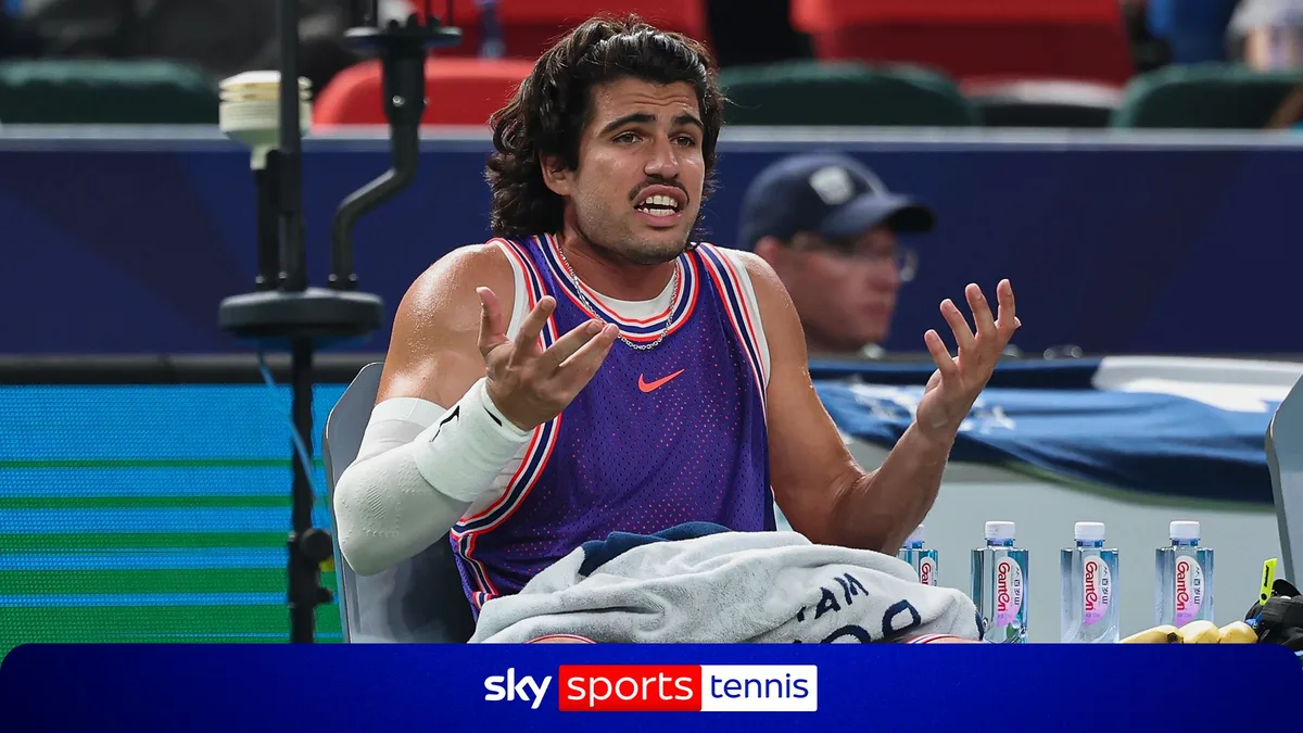 'I can't play like this!' - Alcaraz fumes at inconsistency of balls in Shanghai