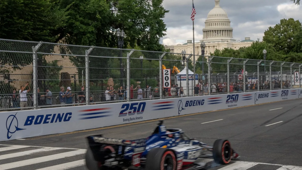 Estados Unidos cierra el verano de festejos del 250 aniversario con la carrera de IndyCar en Washington