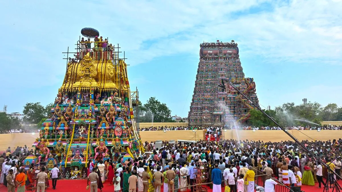 Madurai Meenakshi temple Kumbabishekam draws thousands of devotees after 17 years