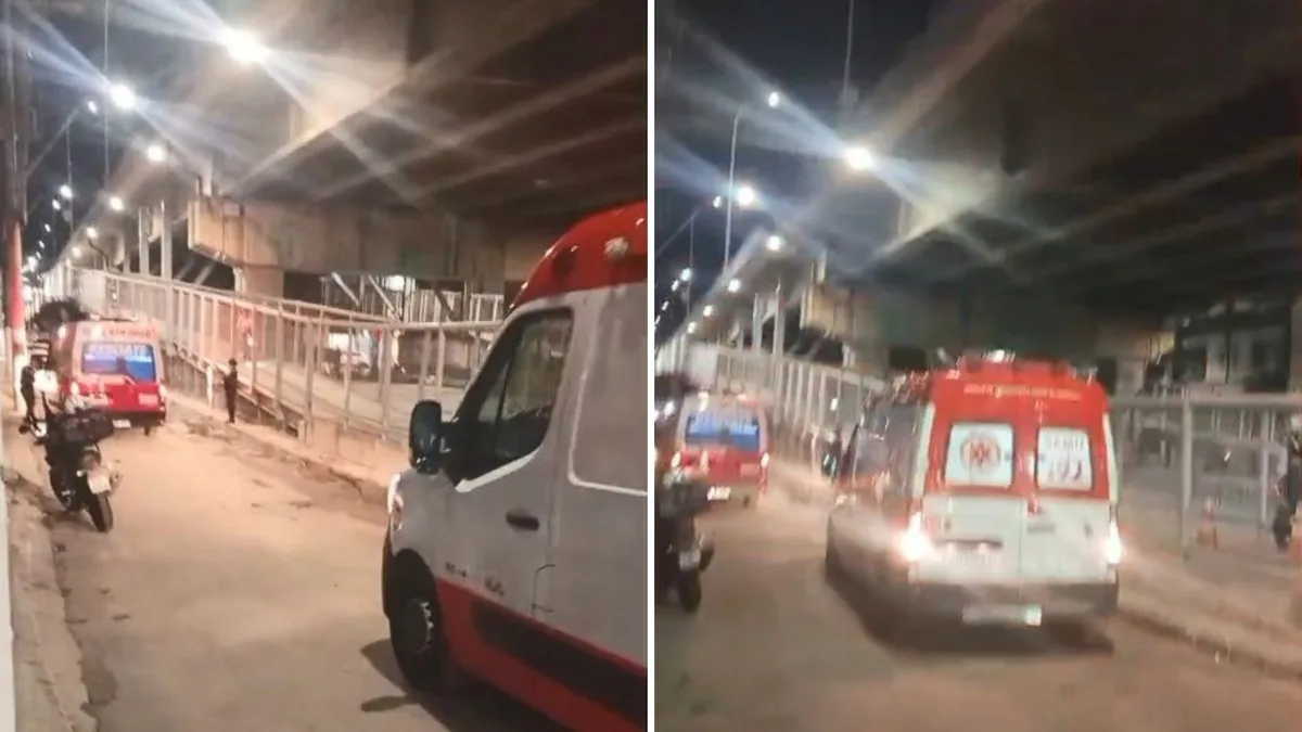 Motociclista é arremessado da Terceira Ponte e cai em rua de Vila Velha após carro invadir faixa exclusiva