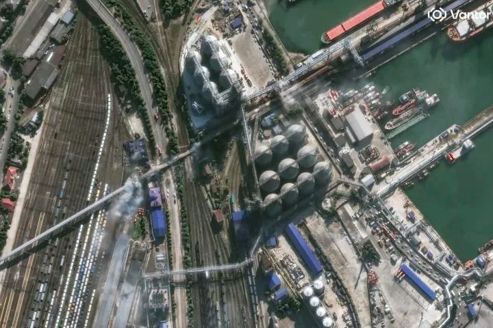 Ukrainian drones strike major Russian refinery 800 miles from border