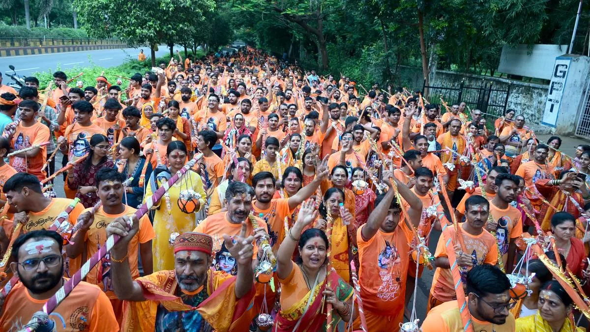 Hundreds of devotees take part in ‘Kavad Yatra’