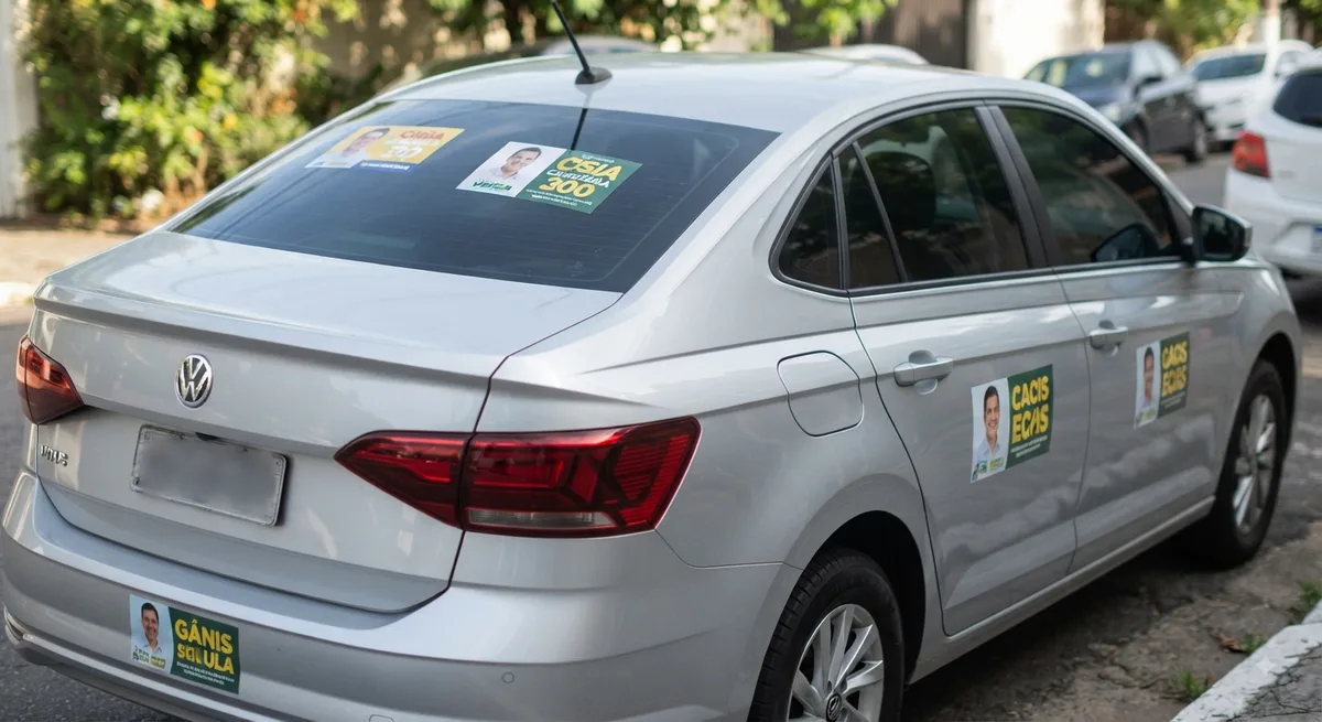 Adesivo eleitoral no carro anula seguro? Saiba como evitar problemas
