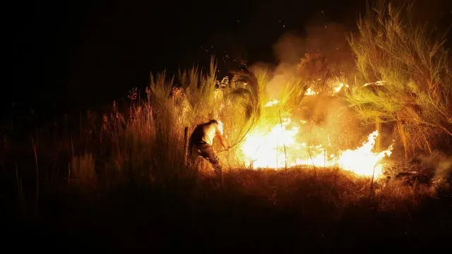 Fogo que deflagrou em Alijó dominado desde as 01h20