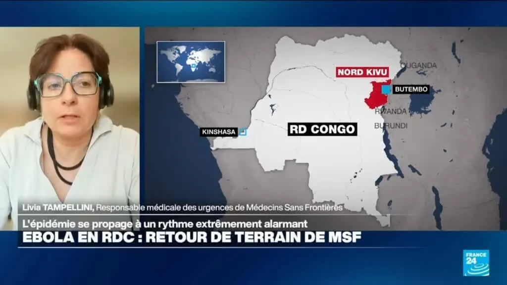L'épidémie d'Ebola en RDC "progresse de façon exponentielle", alerte l'ONU
