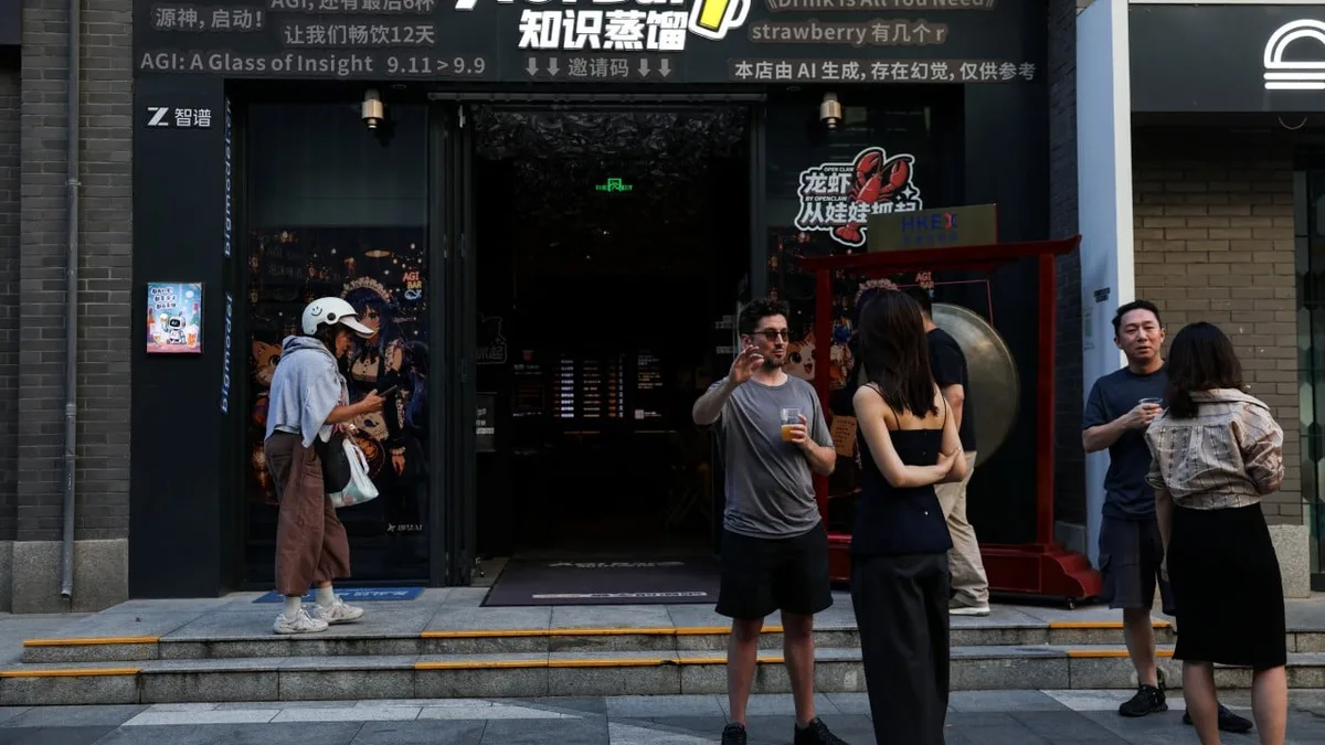 Not a token effort: beer meets artificial intelligence at bar in China’s capital