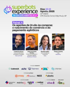 Comércio agêntico em debate no Super Bots Experience 2026