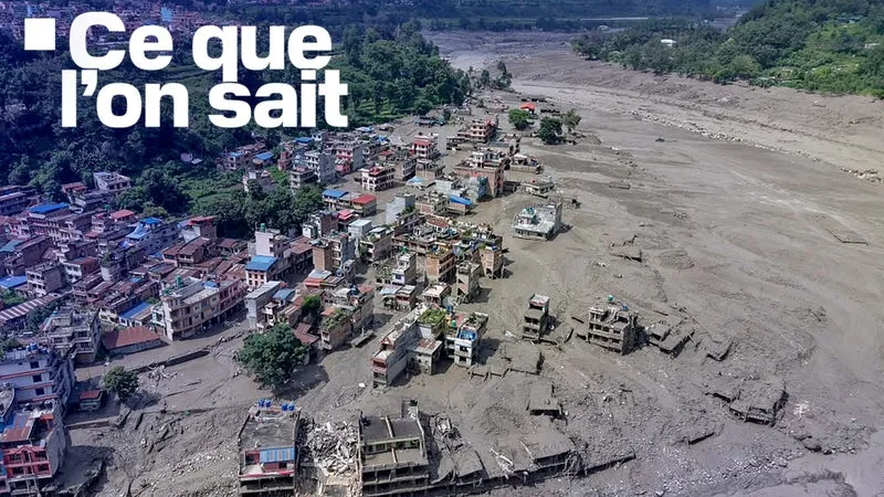 Centaines de disparus, séisme... Ce que l'on sait des inondations meurtrières au Népal