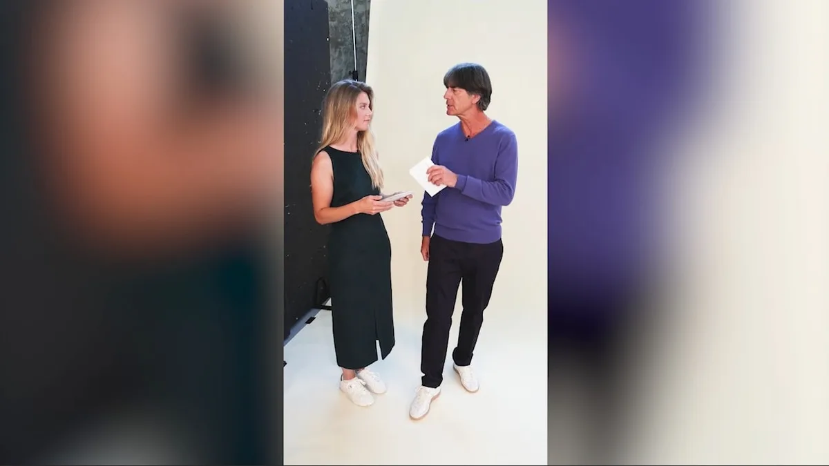 Kurz gefragt, schnell geantwortet - Jogi Löw und Selina Söder im schnellen Duell