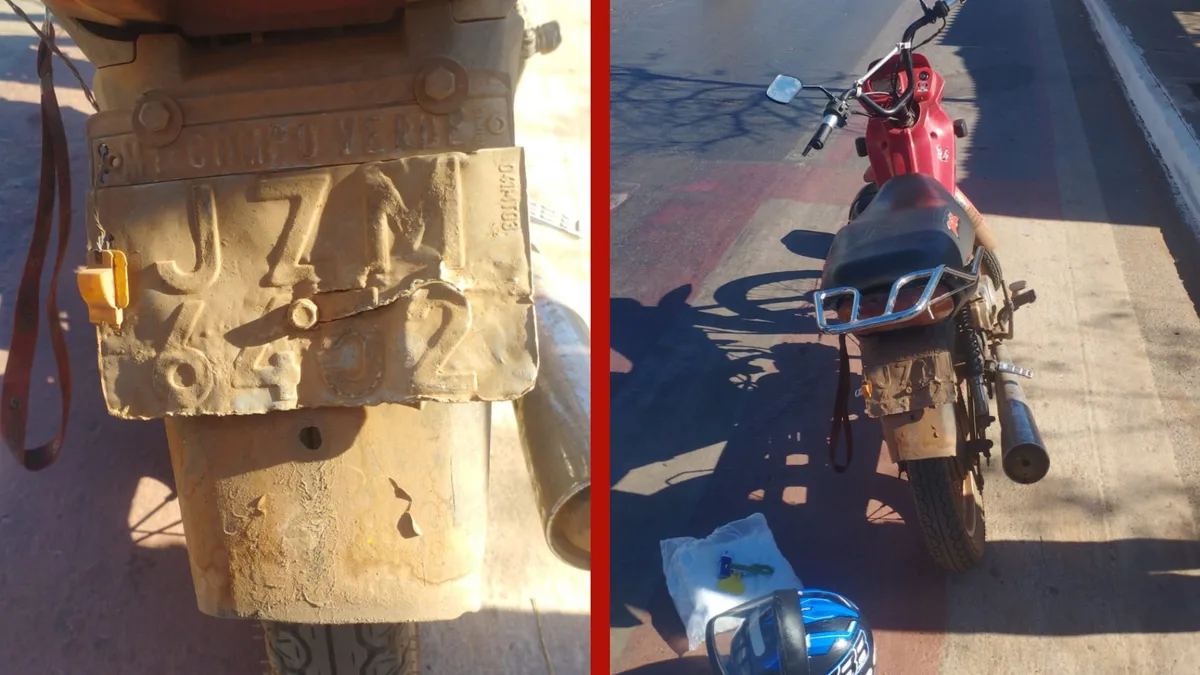 Piloto embriagado em moto com placa adulterada é preso em Várzea Grande (MT)