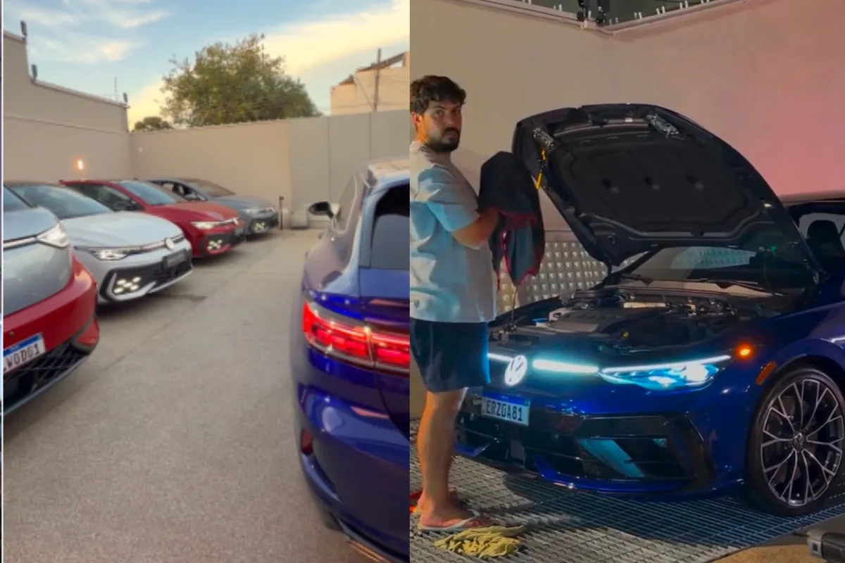 Razuk, influencer preso por rifas on-line, ostentava coleção milionária de Golfs-GTI vindos da Europa para MS