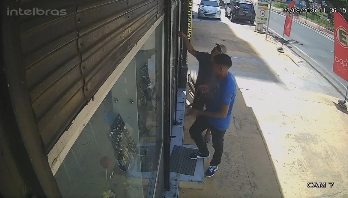Dono de uma joalheria é baleado após reagir a tentativa de assalto, em Belém