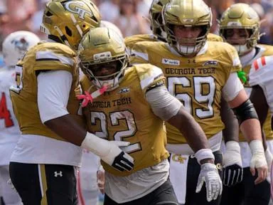 Justice Haynes scores 3 TDs in 44-11 Georgia Tech win over Mercer