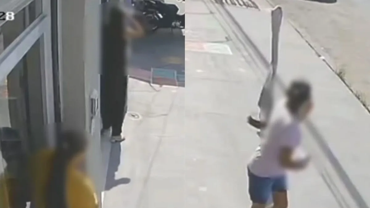 Vídeo mostra reação de pessoas ao ouvirem homem atirar contra ex em frigorífico em Teresina