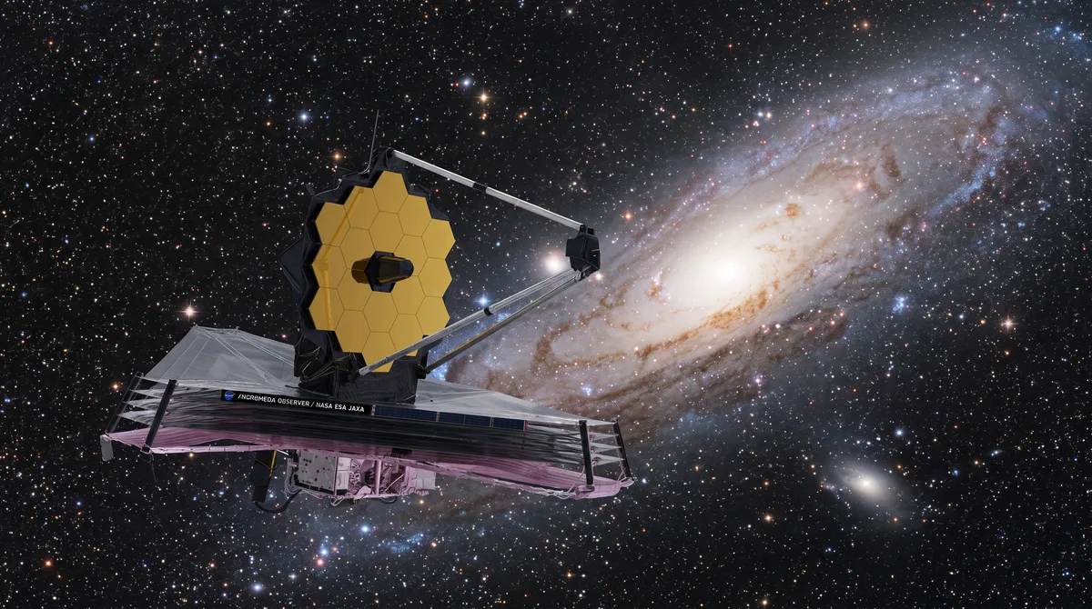 Andrômeda é visível a uma distância de 2,5 milhões de anos-luz porque a luz de centenas de bilhões de estrelas se funde e cientistas descobrem um planeta gêmeo a Terra