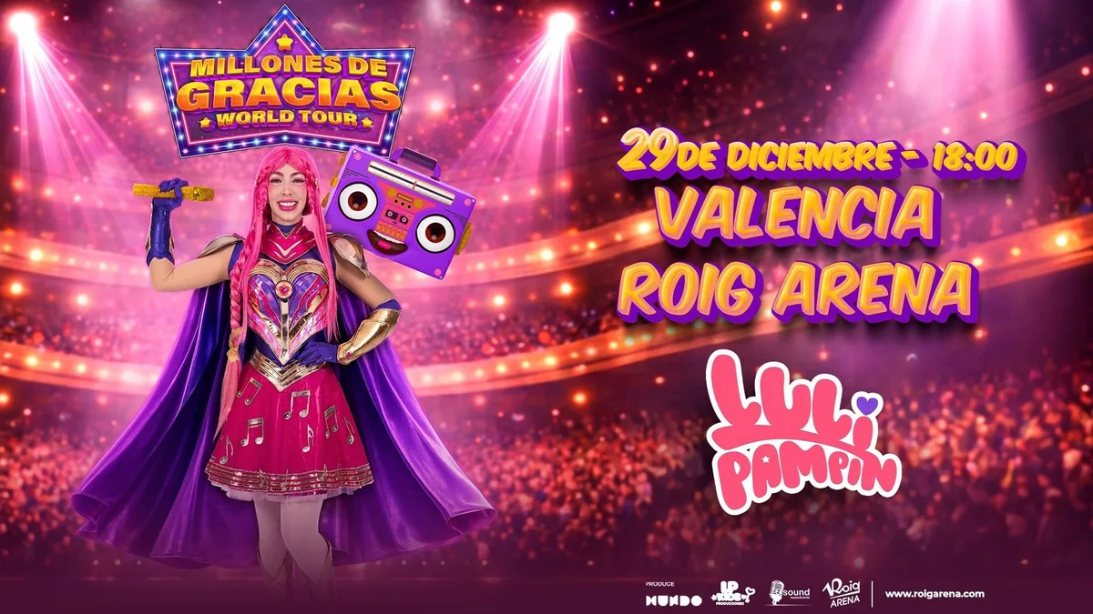 La artista Luli Pampín llevará el 29 de diciembre su nuevo show familiar al Roig Arena