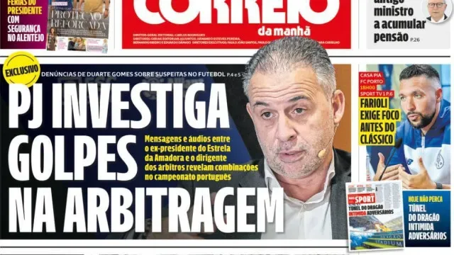 Hoje é notícia: PJ analisa golpes na arbitragem; Narcolanchas abandonadas