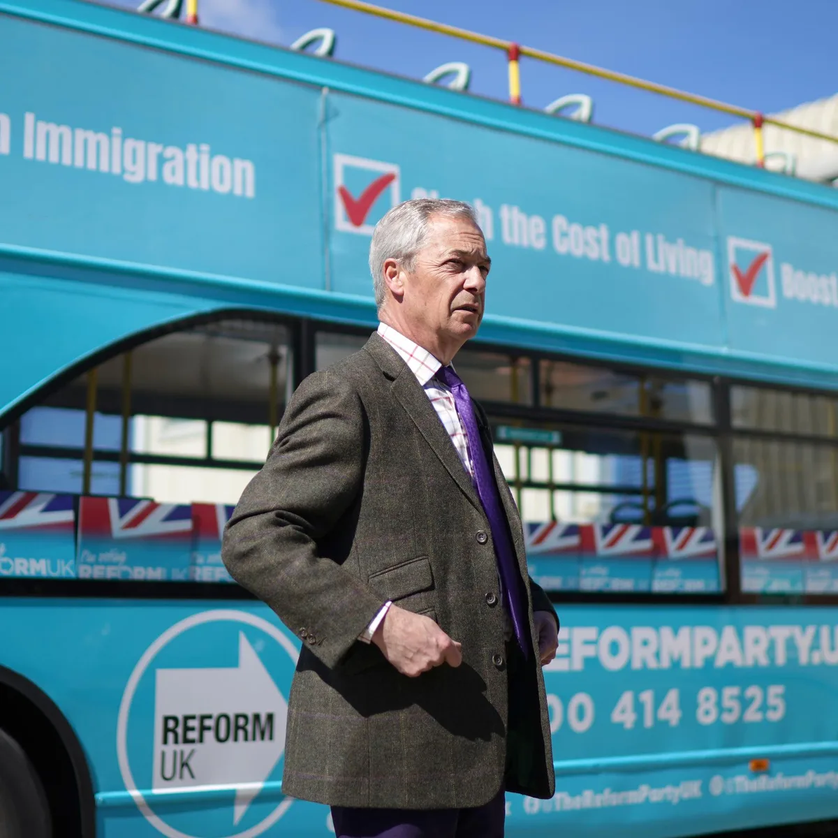 Großbritannien - Reform UK erhält Rekord-Parteispende