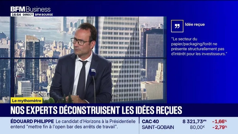 Mythomètre : "Le secteur du papier/packaging/forêt ne présente structurellement pas d’intérêt pour les investisseurs". FAUX répond Bertrand Puiffe - 27/08