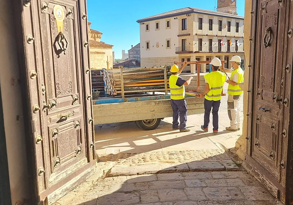 Comienzan las obras de emergencia en el palacio de Almazán para «garantizar su estabilidad»