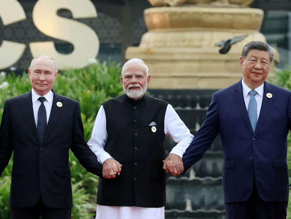 Indiens Premier Modi beim Brics-Gipfel: Hand in Hand mit Putin und Xi