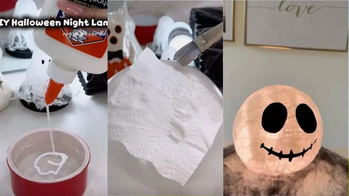 ¡Hazlo tú mismo! Crea una lámpara para Halloween con materiales reciclados y muy poco presupuesto