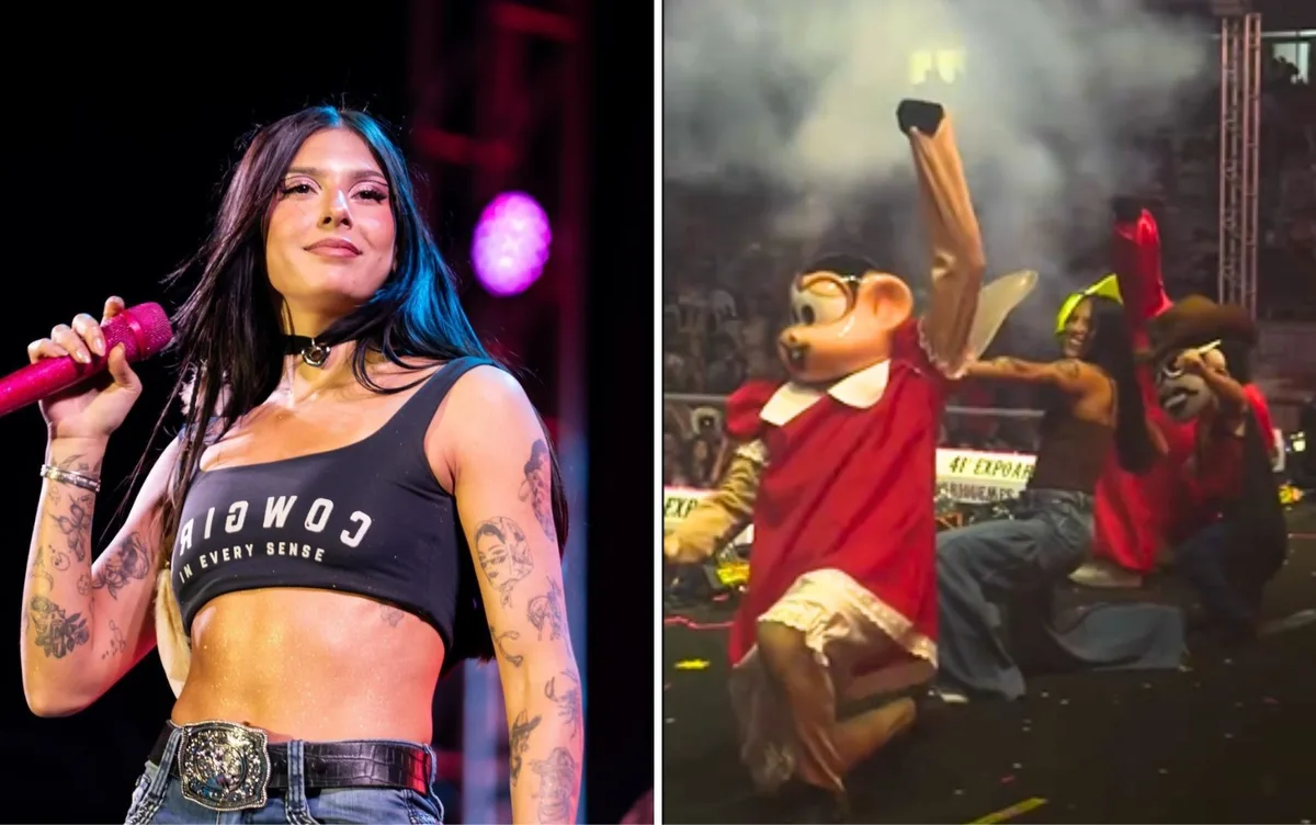 Ana Castela impressiona com gingado ao dançar durante show do Jiraya Uai; vídeo