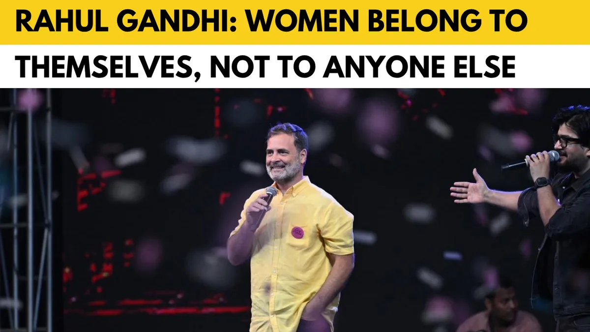 Watch: Pune: Rahul Gandhi at ‘Chhatron Ki Goonj’ urges women to break patriarchy