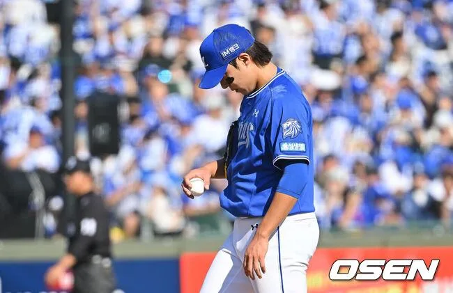 누가 봐도 원태인 우세였는데…롯데전 3⅓이닝 9실점 실화냐! 삼성 1패 이상의 충격 [오!쎈 부산]
