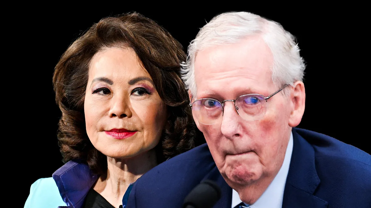 Elaine Chao Fuels Mystery With Bizarre Post as Mitch Returns