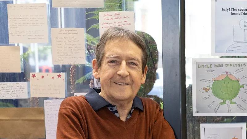 Amid the darkness of kidney disease, this Geelong grandfather finds light in drawing
