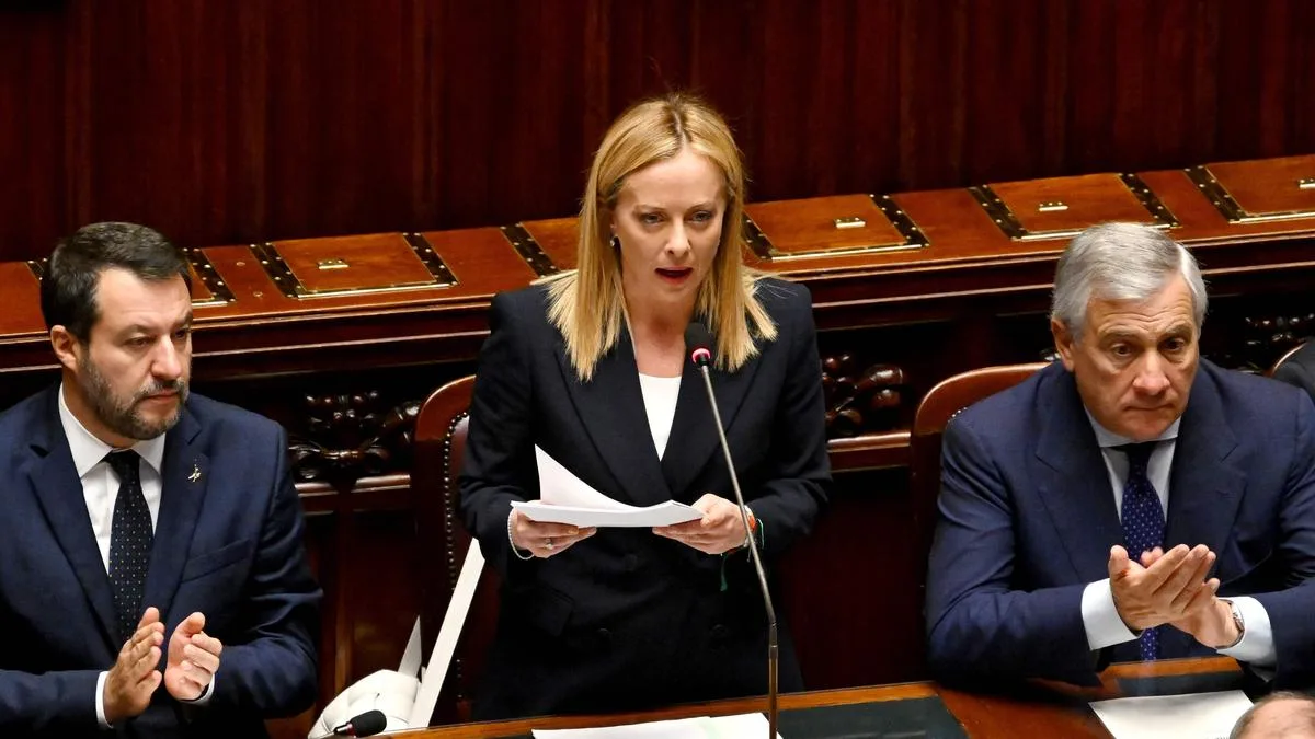 Italy Parliament votes on electoral law in key test for Meloni