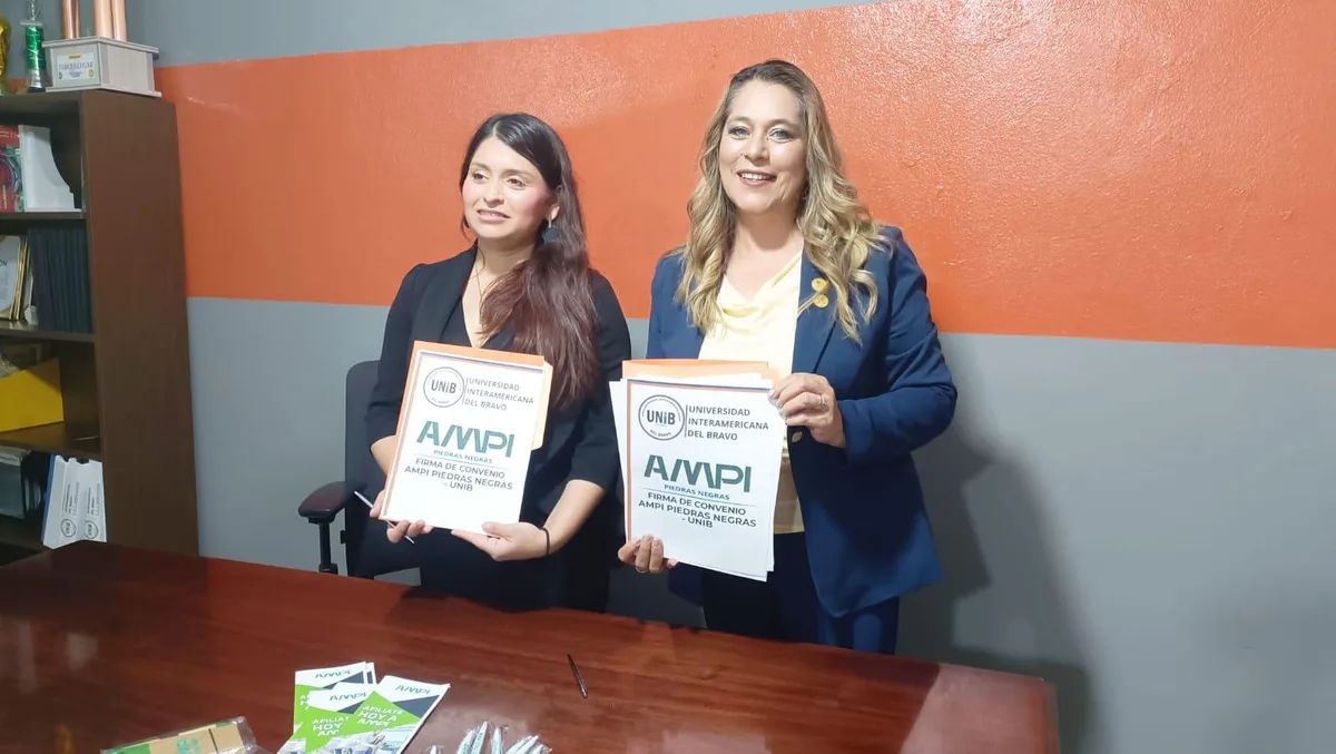 AMPI y UNID firman convenio para impulsar el desarrollo profesional de estudiantes en Piedras Negras