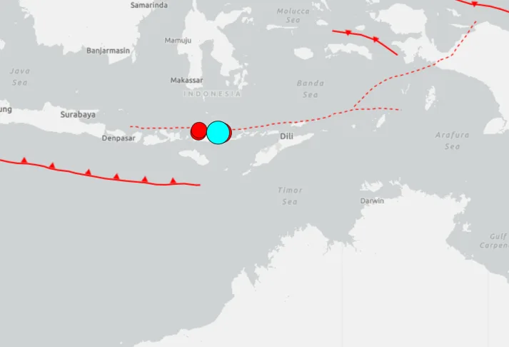 Terremoto de magnitud 7,7 sacudió las costas de Indonesia