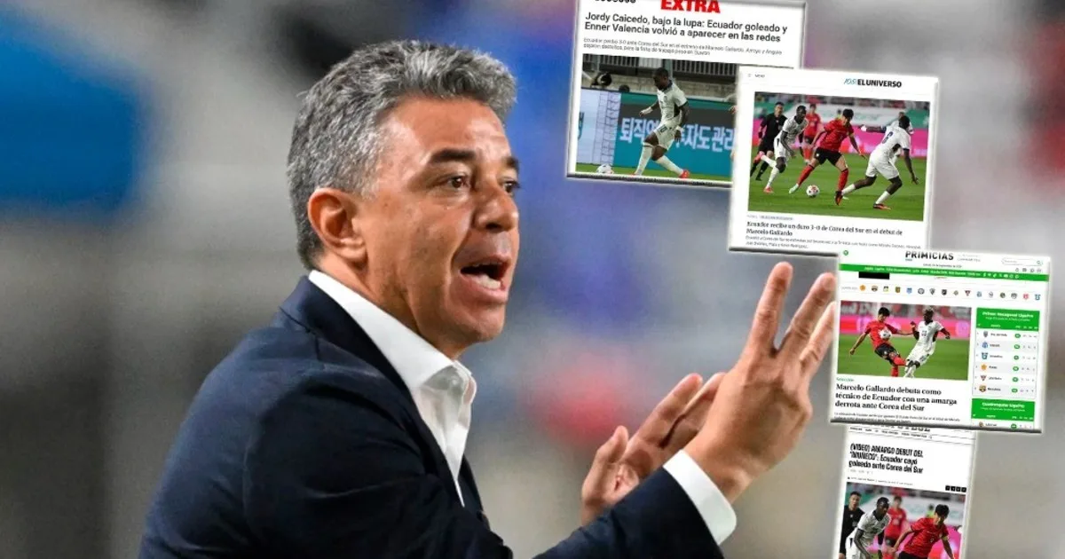 Gallardo debutó con derrota en La Tri: ¿qué dijeron los medios en Ecuador?