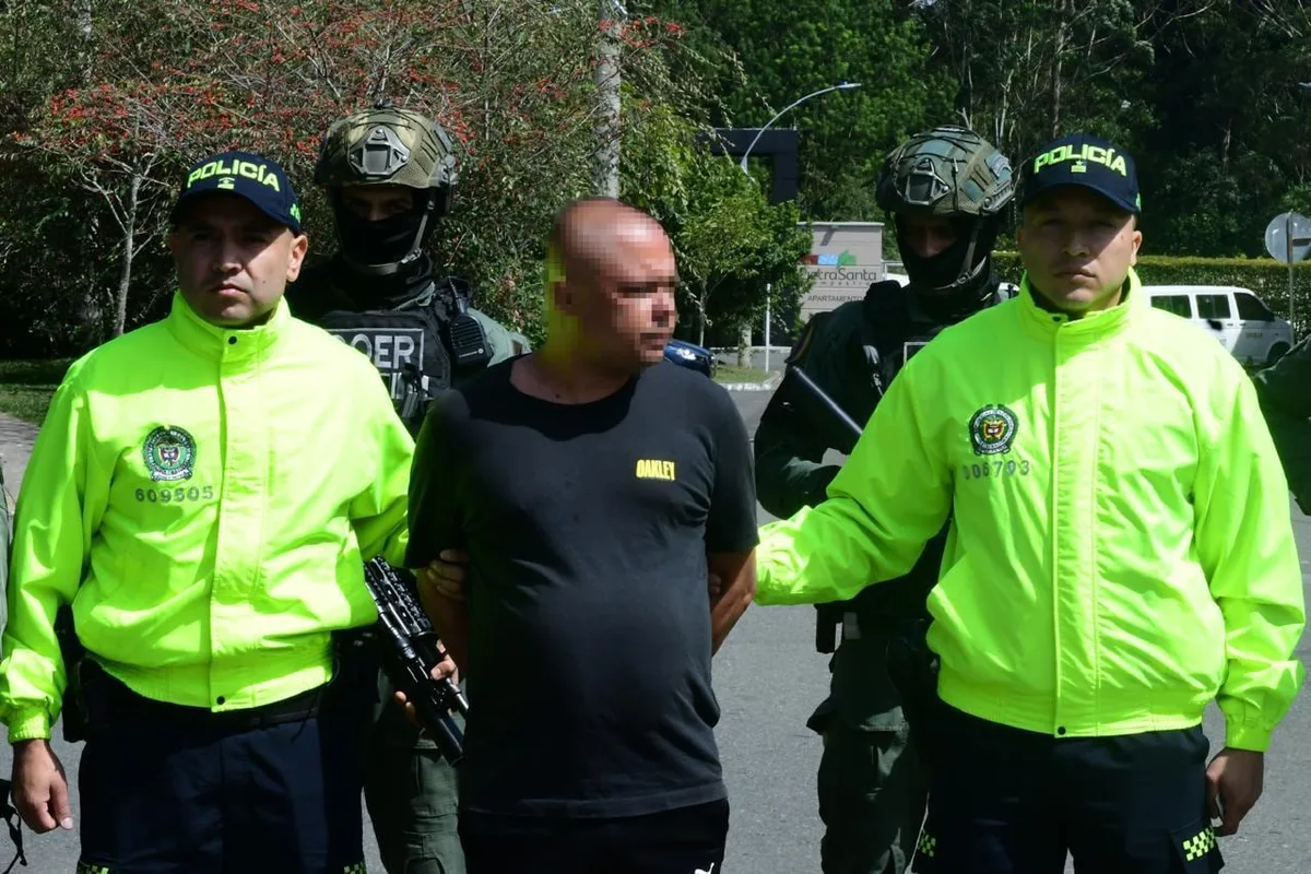 Cayó alias Hermes en Colombia, el hombre buscado por las autoridades de Luxemburgo está señalado de enviar toneladas de coca a Europa