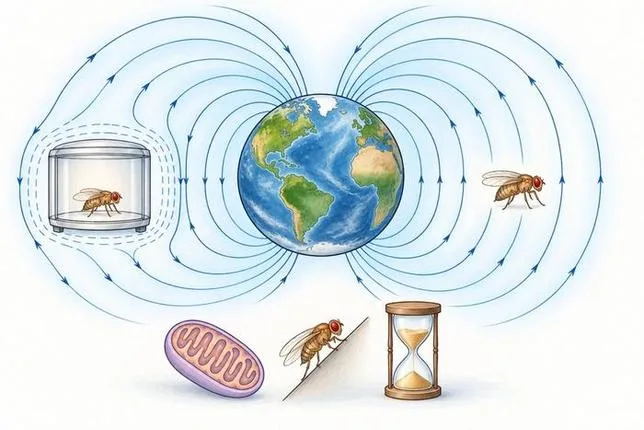 Comment le champ magnétique terrestre joue avec nos cellules
