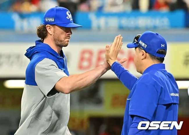 ‘담 증세’ 페덱, 복귀전 3이닝 40구 KK 호투…PO 문제 없다 “4선발 확정, 순서만 고민”