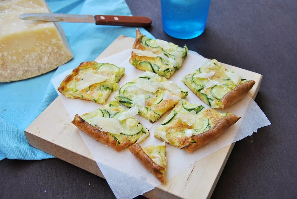 Receta de scarpaccia, la tarta salada de calabacín típica de la cocina italiana