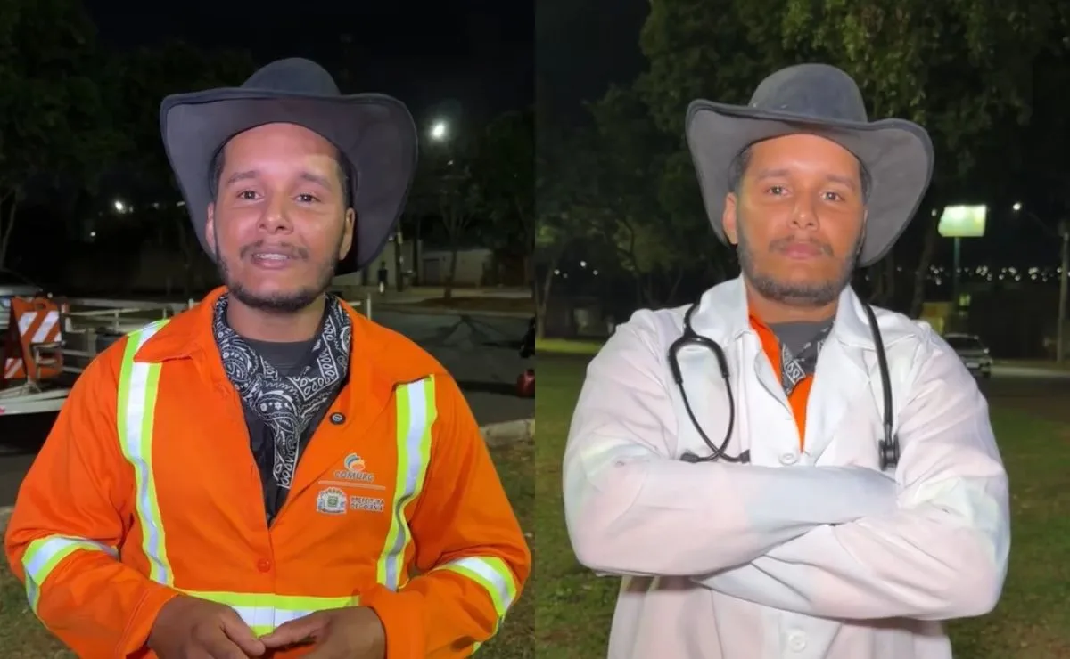 Vídeo! Após seis anos conciliando trabalho e estudos, gari se forma em enfermagem e emociona: “Formar com dignidade”