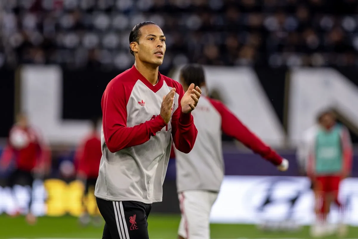 Why isn't Virgil van Dijk starting for Liverpool against LASK tonight?