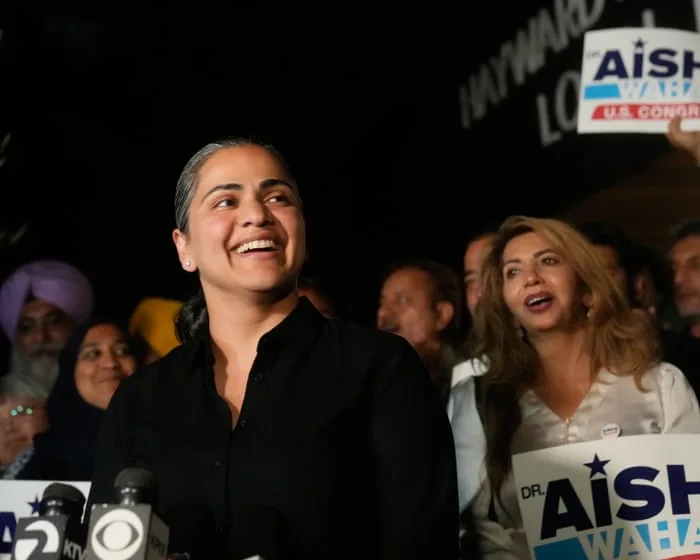 Progressive Aisha Wahab wins California special election to fill Eric Swalwell seat