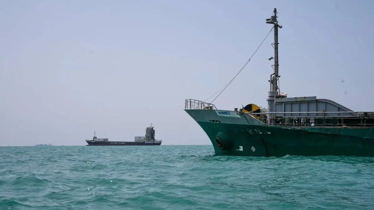 US rejects IRGC claim that Panama-flagged tanker hit naval mine in Hormuz