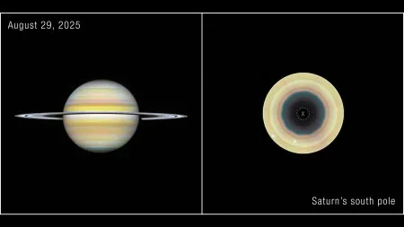 Dekagon: Weltraumteleskop Hubble fotografiert zehneckigen Sturm auf dem Saturn