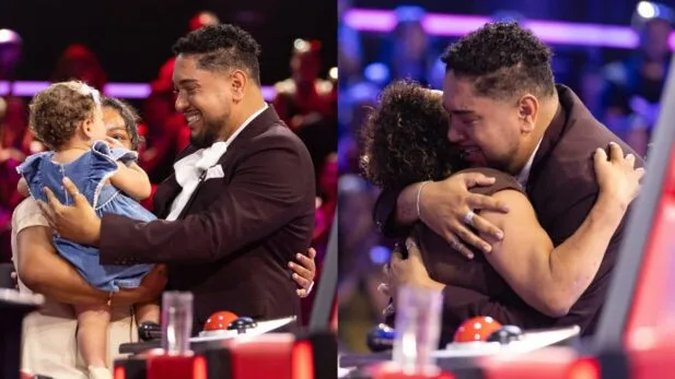 Brasileiro dá show no ‘The Voice Portugal’ e vai às lágrimas com surpresa da produção na hora de virar as cadeiras ; assista Brasileiro dá show em 'The Voice Portugal' e vai às lágrimas com surpresa da produção; assista (Reprodução/RTP)